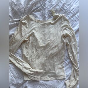 Offline by aerie long sleeve low back top